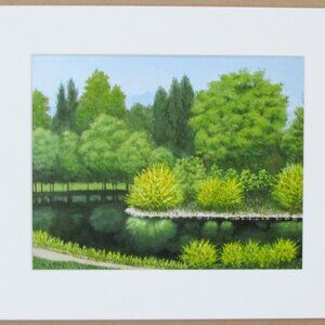 NWT Matted Art Print - "Tranquility" 11"x14"